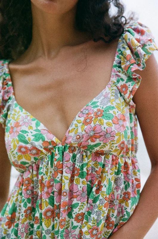 Goldie Nightie - Rayon Voile - Bloom